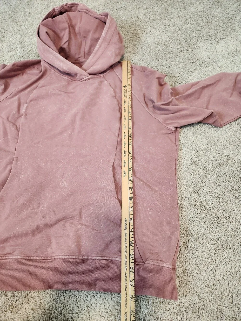Lululemon Scuba Pullover In Washed Quicksand Size 12